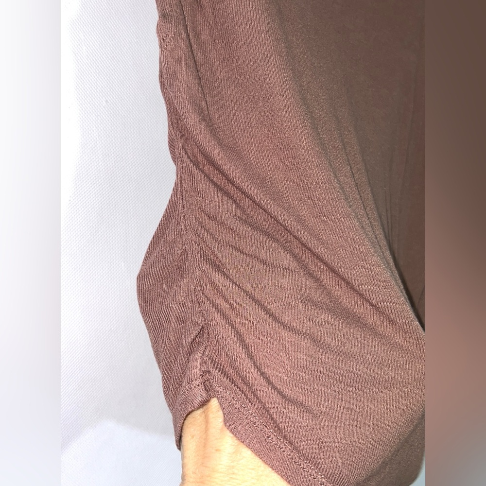 Intimately Free People Ribbed Ruched Soft Tee XS - Picture 5 of 10